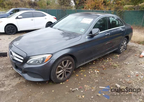 2015 Mercedes-Benz C 300 4Matic from USA, damaged, VIN 55SWF4KB0FU081685